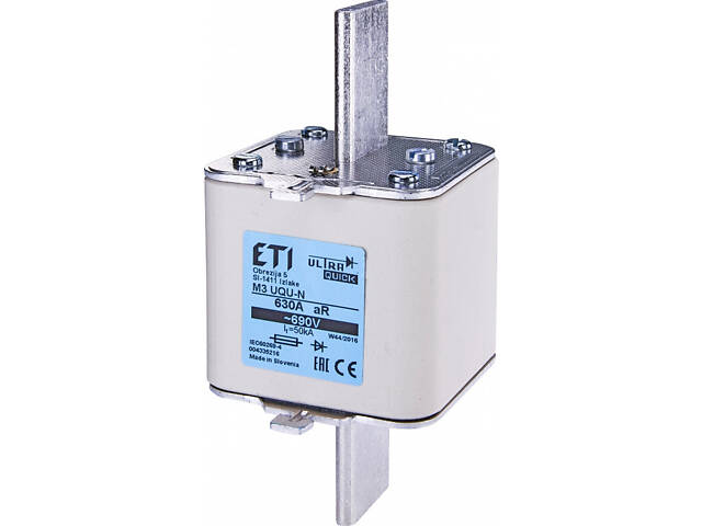 Запобіжник ножовий з плавкою вставкою NH3 630A aR [4335216] M3UQU-N ETI - Фото 1