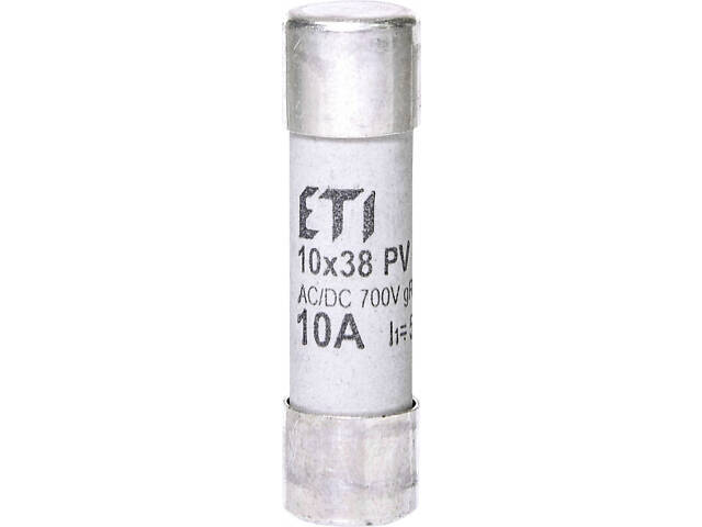 Запобіжник циліндричний плавкий 10A gR 10x38мм [2625021] CH UQ ETI - Фото 1