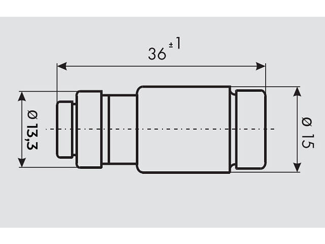 Запобіжник циліндричний плавкий 35A gR E18 [4312003] D0 UQ ETI - Фото 2