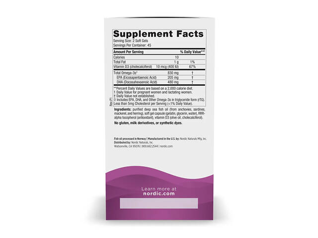 Prenatal DHA - 90 softgels Unflavored - Фото 3