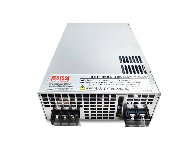 Перетворювач AC-DC Mean Well CSP-3000-400 400В 7.5А - Фото 1