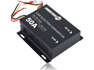 Преобразователь (инвертор) PowerOne 24V-12V 50A