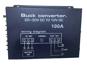 Преобразователь напряжения автомобильный DC24-12 100A