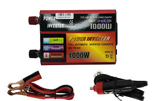 Преобразователь Power inverter 1000w | Преобразователь напряжения с 12 вольт в 220 вольт с USB