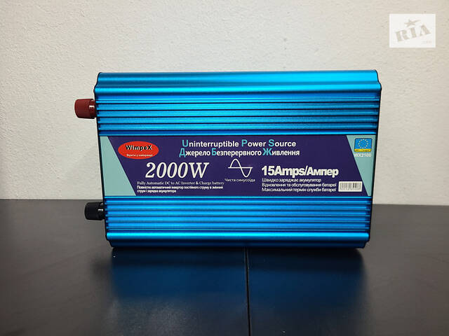 Преобразователь Wimpex WX2100 | Преобразователь напряжения с 12 вольт в 220 вольт с зарядным устройством