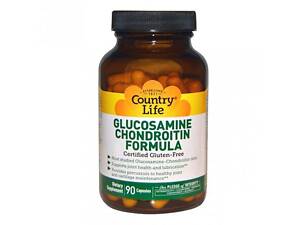 Препарат для суставов и связок Country Life Glucosamine/Chondroitin Formula 90 Caps