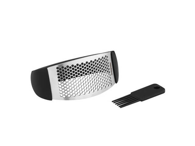 Пресс для чеснока Ardesto Gemini, 12см, нержавіюча сталь, пластик, чорний (AR7002B) - Фото 4