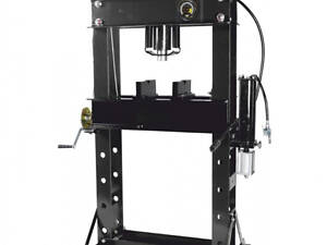Пресс гидравлический напольный 50т, ручной/пневмо привод (рабочая высота: 0-865мм, рабочая ширина: 645мм,