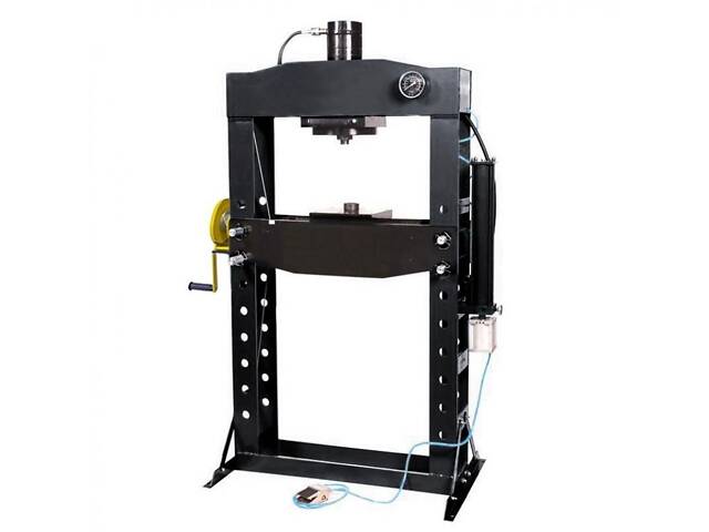 Пресс гидравлический напольный 75т (раб. высота:0-900мм, раб. ширина:800мм, раб. стол:270х800мм,ход - Фото 1