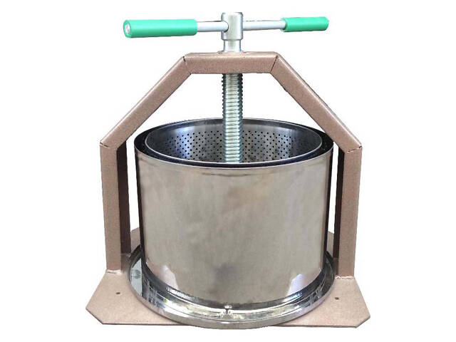 Пресс винтовой для сока яблок, винограда, овощей 10/15/20 литров «ЛАН» + мешок для сока 15