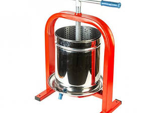 Пресс винтовой для сока яблок, винограда, овощей Дионис 25 литров (цельнотянутая рама)