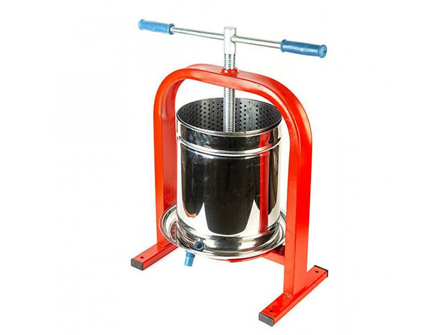 Пресс винтовой для сока яблок, винограда, овощей Дионис 15 литров (цельнотянутая рама)