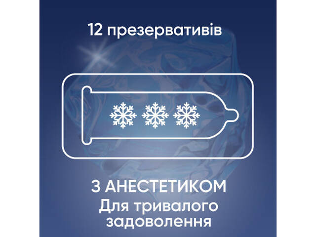 Презервативи Contex Long Love з анестетиком латексні з силіконовою змазкою 12 шт. (5060040302545) - Фото 2