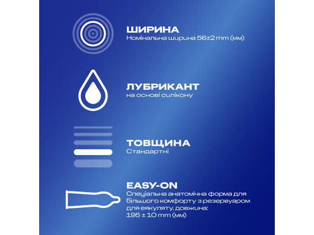 Презервативи Durex Classic латексні з силіконовою змазкою (класичні) 18 шт. (4820108005013) - Фото 2