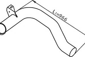 Приемная труба  для моделей: DAF (XF, CF)