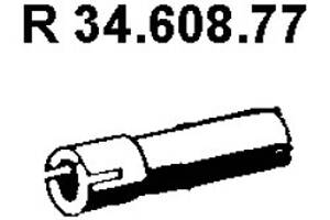 Приймальна труба для моделей: VOLVO (850, V70)