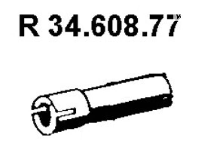 Приемная труба для моделей: VOLVO (850, V70)