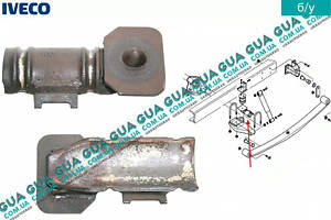 Прижимная планка левая крепления рессоры ( пластина / кронштейн стремянки ) 504054129 Iveco / ИВЕКО DAILY II 1989-1999 /