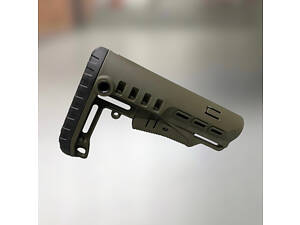 Приклад (база) DLG TBS TACTICAL, DLG-087, Олива, для гвинтівок із трубкою розміру Mil-Spec