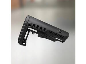 Приклад (база) DLG TBS TACTICAL, DLG-087, Чорний, для гвинтівок із трубкою розміру Mil-Spec