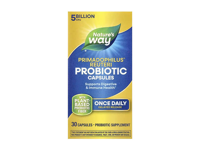 Primadophilus® Reuteri Probiotic - 30 vcaps - Фото 1