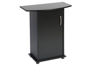 Природа Аквариумная тумба ТМ Природа, овальная 50х30см, чёрная.