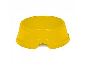 Природа Миска пластиковая Природа №2 желтая, 600 мл