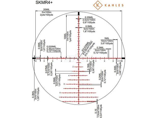 Прицел оптический KAHLES K328i DLR CCW 3.5-28x50 (36 мм) illum. Skmr4+ w-right FFP - Фото 2