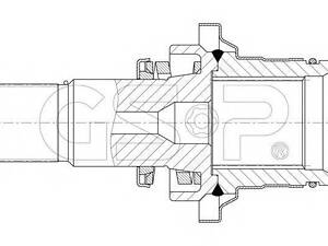 Приводной вал GSP 261192