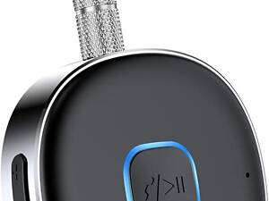 Приймач Bluetooth Aux, портативний автомобільний адаптер Aux 3,5 мм, бездротовий аудіоприймач Bluetooth 5.0