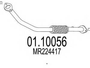 Прийомна труба вихлопної системи MTS 0110056 на MITSUBISHI G-WAGON (K90)