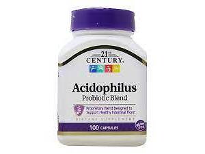 Пробиотик Acidophilus Probiotic Blend 100 Capsules