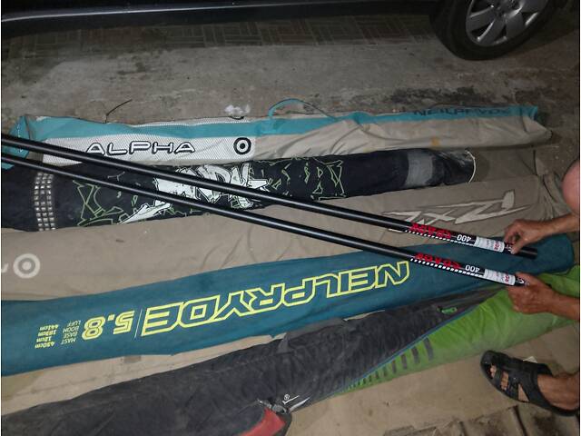 Продается дДоска для виндсерфинга бу,мачта,паруса. - Фото 6