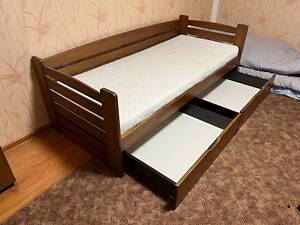 Продається ліжко Карлсон 80х190 дерев'яне односпальне дитяче букове
