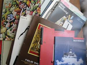 Продам журналы по дизайну NEUE WERBUNG (ГДР), PROPAGACE (Чехия)