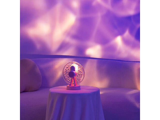 Проектор-нічник ZAY-L07 Sky Wheel 2in1 + Bluetooth колонка Pink - Фото 3