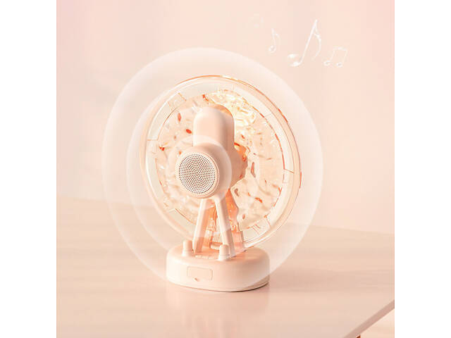 Проектор-нічник ZAY-L07 Sky Wheel 2in1 + Bluetooth колонка Pink - Фото 5