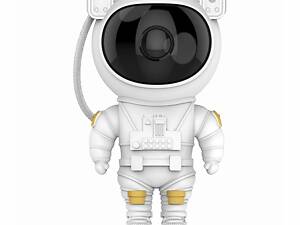 Проектор звездного неба с пультом и таймером Astro Астронавт Белый (411302109)