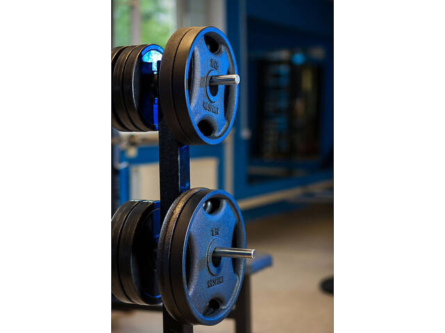 Професійна штанга RN-Sport з металевими дисками у порошковому фарбуванні 220 кг. - Фото 4