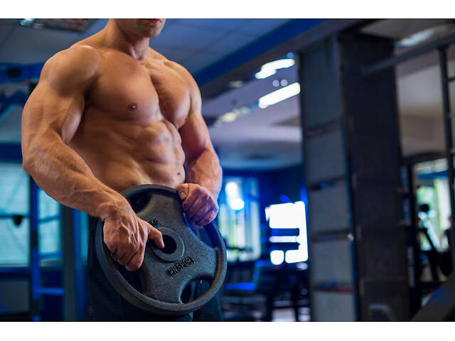 Професійна штанга RN-Sport з металевими дисками у порошковому фарбуванні 220 кг. - Фото 5