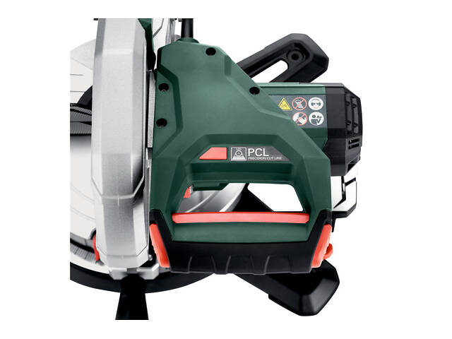 Професійна торцювальна пила з протяжкою Metabo KGS 216 M New: 1500 Вт, глибина різу 70мм, диск 216 x 30 мм, - Фото 5