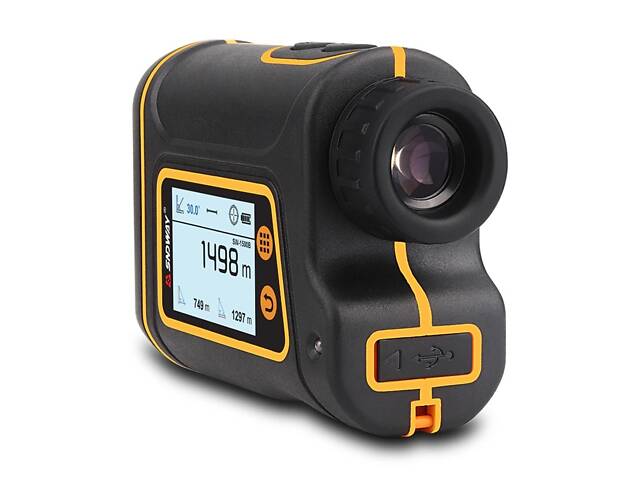 Професійний лазерний далекомір до 1500 метрів з LCD екраном SNDWAY SW-1500B, швидкість, кут, висота, площа - Фото 8
