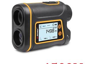 Професійний лазерний далекомір до 1500 метрів з LCD екраном SNDWAY SW-1500B, швидкість, кут, висота, площа
