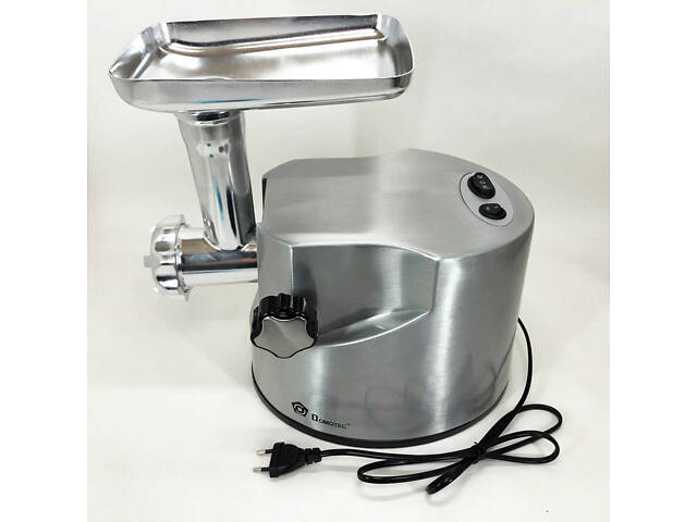 Професійна м'ясорубка DOMOTEC MS-2021S із нержавіючої сталі 3000 Вт, м'ясорубка електрична метал - Фото 5