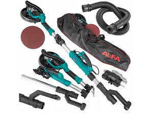 Професійна шліфувальна машина для стін та стелі (жираф) AL-FA ALDWS17 : 1700Вт, довжина 4 м