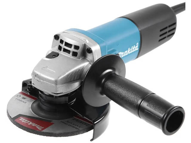 Профессиональная угловая шлифмашина Makita 9558 HNG : 840 Вт, Ø диска 125х22,23 мм, 11000 об/мин - Фото 2