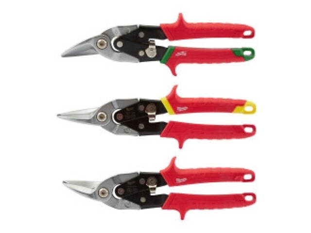 Профессиональные ножницы по металлу (набор 3 шт) MILWAUKEE (48224533) - Фото 2