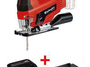 Профессиональный аккумуляторный лобзик ручной Einhell TC-JS 18 Li - Solo: 18В (акум 2.5 ампера и зарядка)
