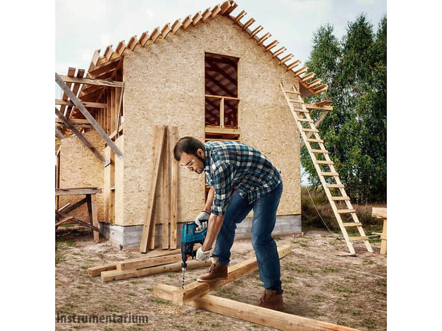 Профессиональный аккумуляторный перфоратор Bosch Professional GBH 180-Li: с АКБ 18V 4.0Ah, набор сверл - Фото 6