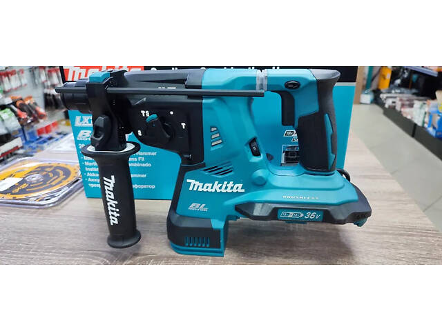 Профессиональный аккумуляторный перфоратор Makita DHR280Z (без АКБ) : 2.8 Дж,18В+18В,SDS+ (без Акб и зарядки) - Фото 4